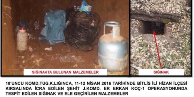 Bitlis'te 9 sığınak ve barınak kullanılamaz hale getirildi