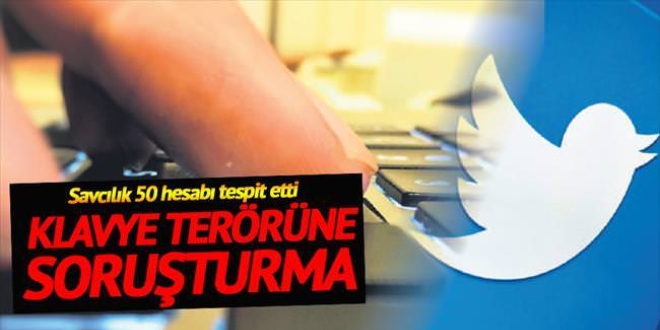 Klavye terörüne soruşturma