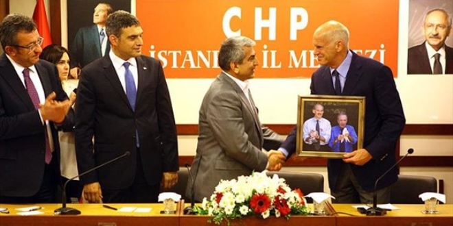 Papandreou CHP İl Başkanlığını ziyaret etti