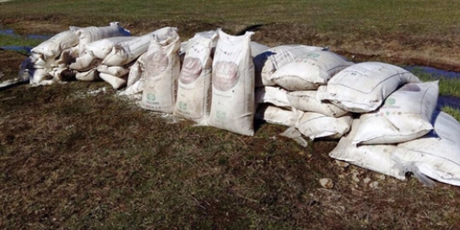Van'da 2 ton amonyum nitrat ele geçirildi