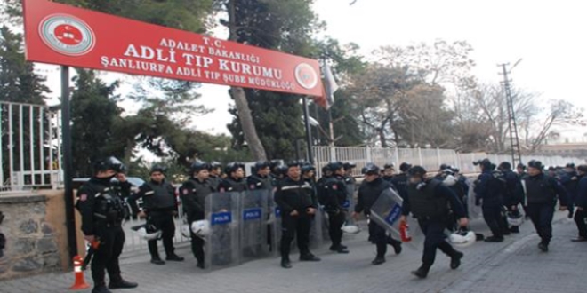 Mardin'de öldürülen 10 PKK'lı otopsi için Urfa'ya getirildi