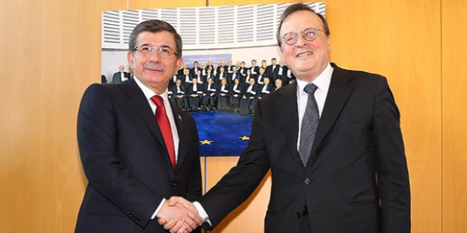 Davutoğlu AİHM Başkanı Raimondi ile görüştü