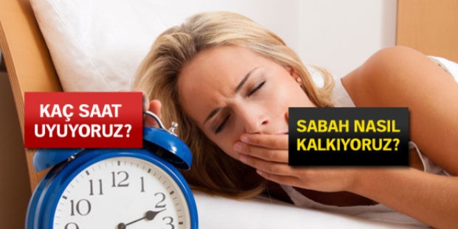 Türkler'in uyku alışkanlıkları ile ilgili çarpıcı araştırma