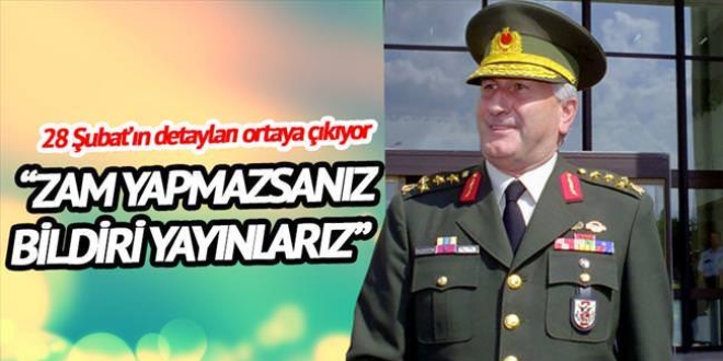 Zam yapmazsanız bildiri yayımlarız