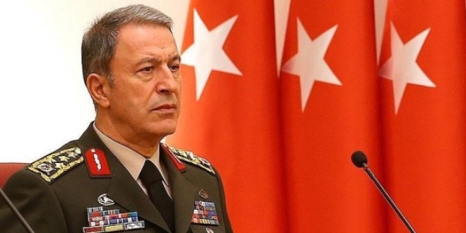 Genelkurmay Başkanı Akar'dan başsağlığı mesajı