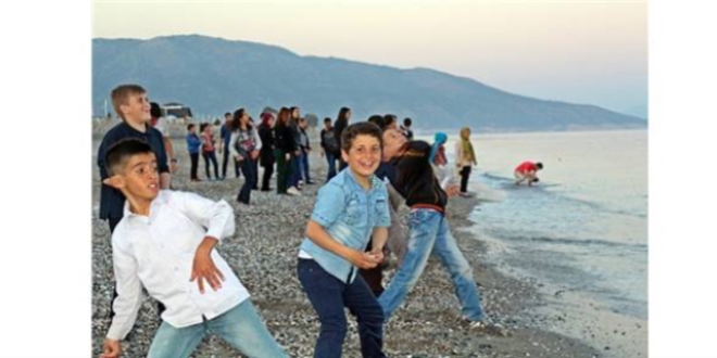 'Çocuklar, denizle tanıştı'