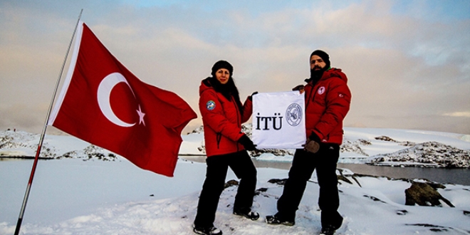 Trk akademisyen ekip Antartika'y ziyaret etti