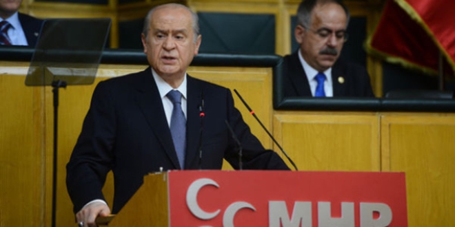 Bahçeli'den TBMM Başkanı'na tepki