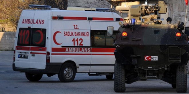 Van'da zırhlı araca roketatarlı saldırı