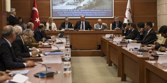 Şanlıurfa Hidroelektrik Santrali özelleştirildi