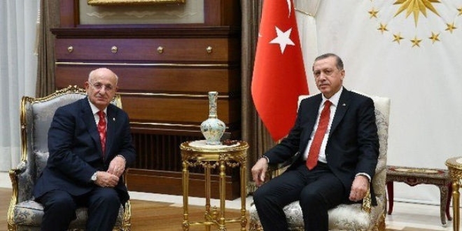 Cumhurbaşkanı Erdoğan, Meclis Başkanı ile görüştü