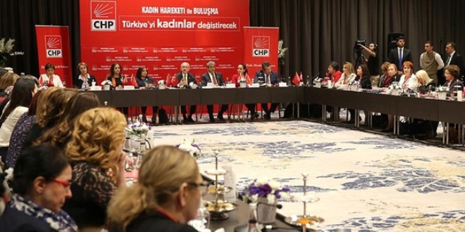 Kılıçdaroğlu kadın örgütlerinin temsilcileriyle bir araya geldi