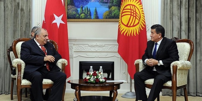 Başbakan Yardımcısı Türkeş ile Kırgızistan Başbakanı Ceenbekov görüştü