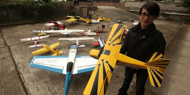 13 yaşındaki 'İHA pilotunun' gözü yükseklerde