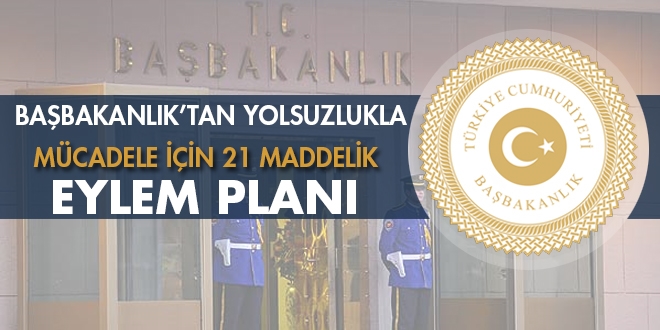 Babakanlktan yolsuzlukla mcadele ve saydamlk genelgesi