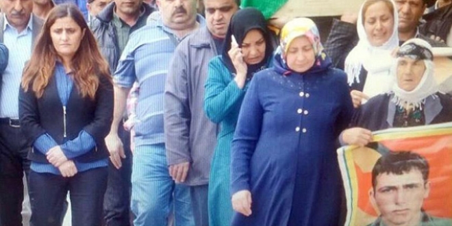 HDP Milletvekili Tademir terristin cenazesine katld