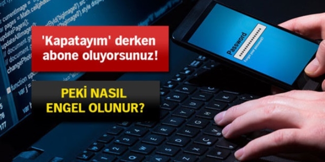 İnternette mobil tuzak
