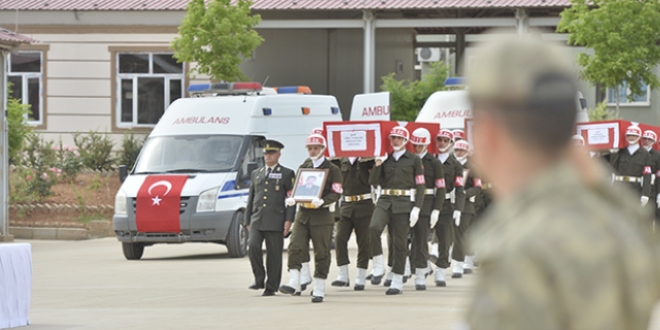 Mardin'de şehitler için resmi tören düzenlendi