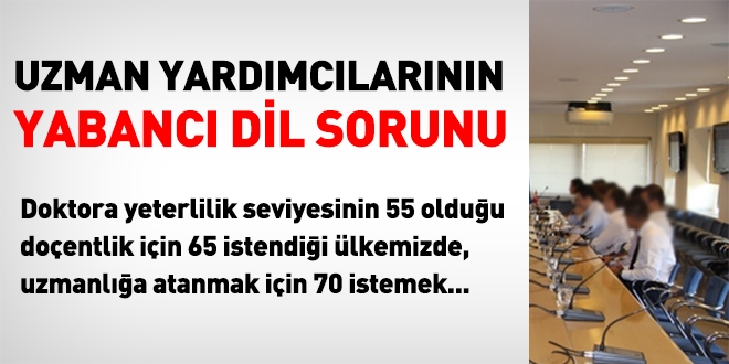 Uzman Yardımcılarının Dil Sorunu