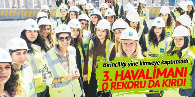 Yeni havalimanına kadın imzası