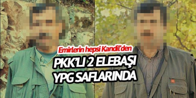 PKK'lı iki elebaşı YPG'nin başında