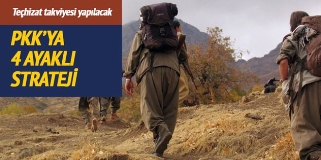 PKK'ya 4 ayaklı strateji