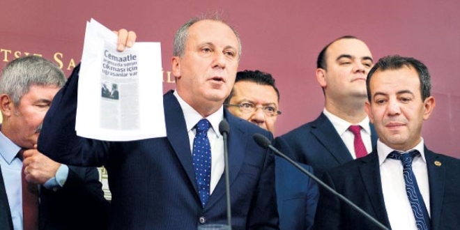 CHP'de 'nce' rahatszlk