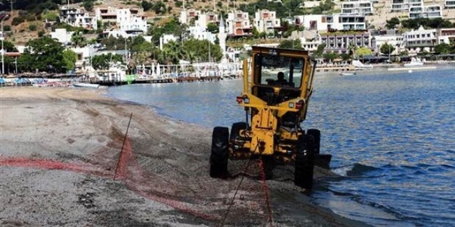 Bodrum'da halk plajlarna dzenleme