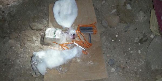 İzmir'de PKK'ya ait cephanelik bulundu