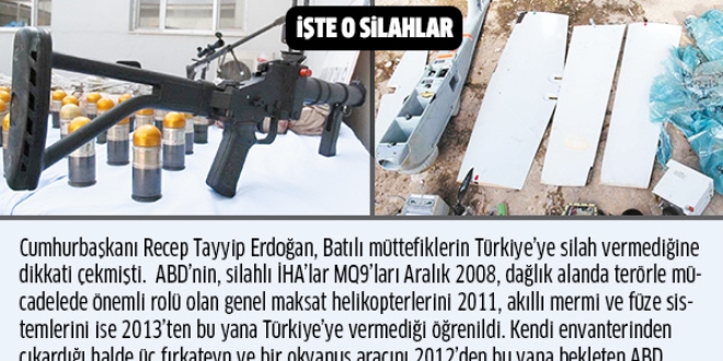 ABD PKK'ya destek Türkiye'ye köstek