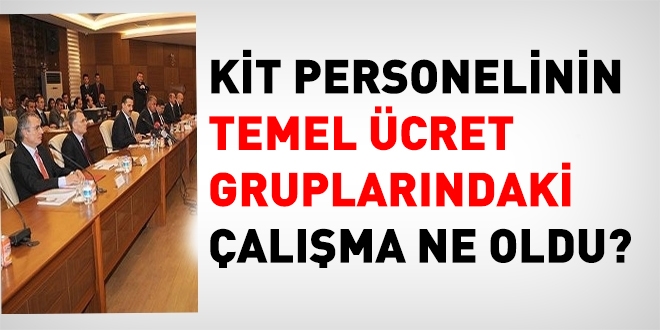 399'a tabi sözleşmelinin temel ücret grupları hala düzenlenmedi