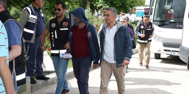 KPSS'de gözaltına alınan 88 kişi adliyeye sevk edildi