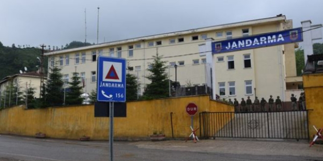 Giresun'daki jandarma karakoluna taciz ateşi