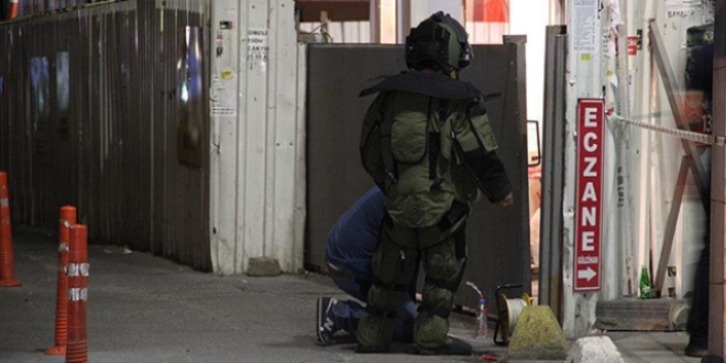 Şüpheli paketten el yapımı bomba çıktı