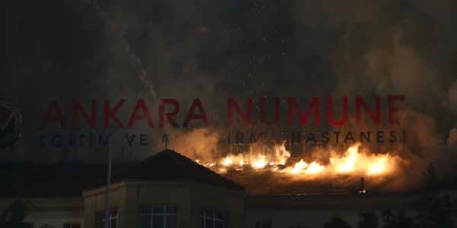 '100'e yakın hasta başka bölümlere tahliye edildi'