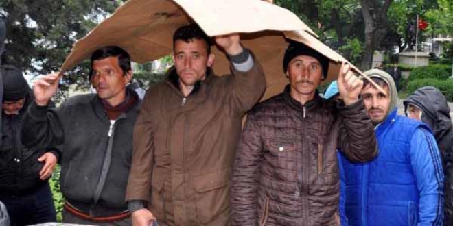 Zonguldak'ta kayyum atanan şirkette maaş eylemi