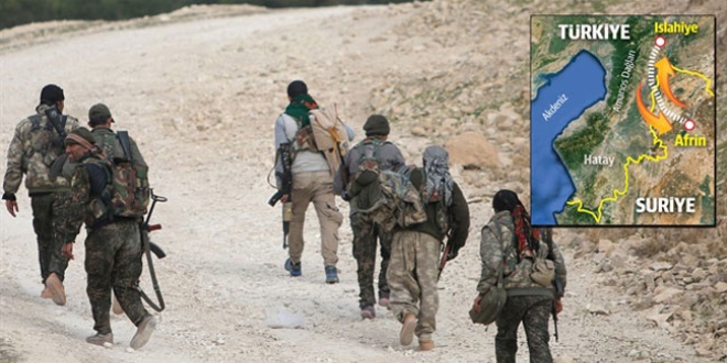 Yeni terör hattı: Afrin-Amanos
