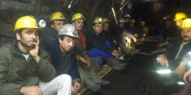 85 madenci açlık grevine başladı