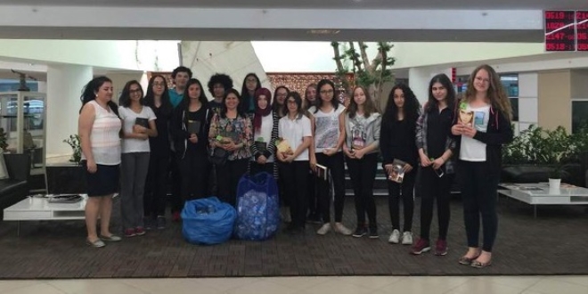Liselilerden çevre projesine destek