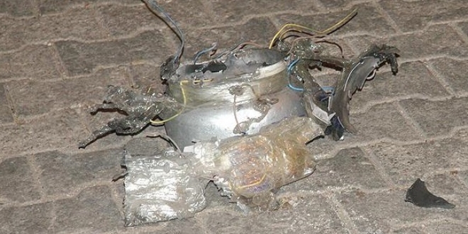 Bomba süsü verilmiş piknik tüpü fünyeyle patlatıldı