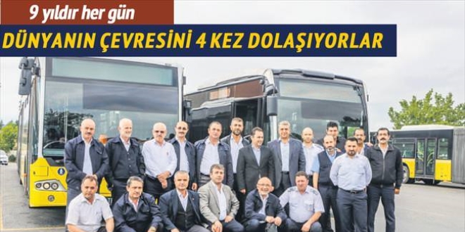 9 yıldır metrobüs varsa onlarla var