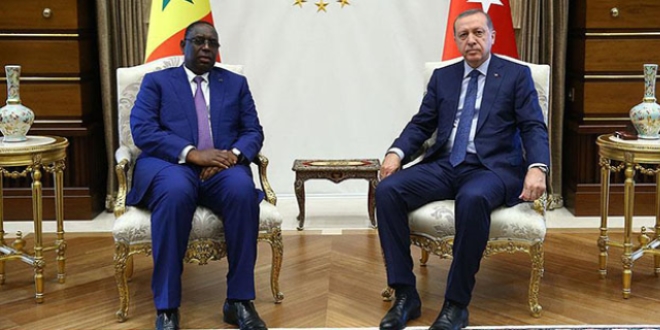 Erdoğan, Senegal Cumhurbaşkanı Sall ile görüştü