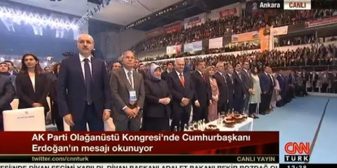 Erdoğan'ın mesajını heskes ayakta dinledi