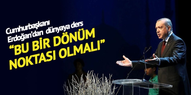 Erdoğan: Mültecilere asla kapımızı kapatmayacağız