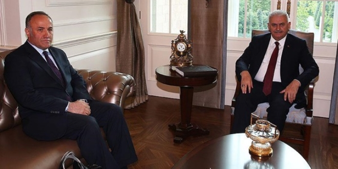 Başbakan Yıldırım ilk kabulünü gerçekleştirdi