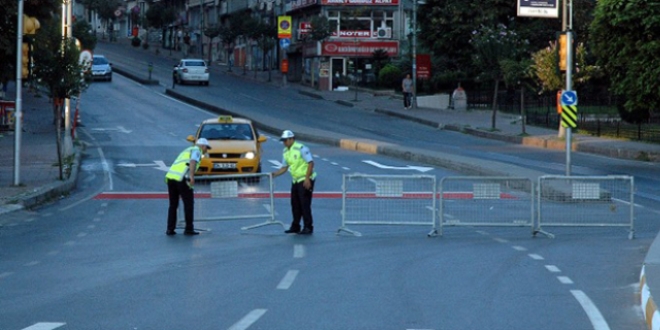 Yarn istanbul'da bu yol trafie kapal