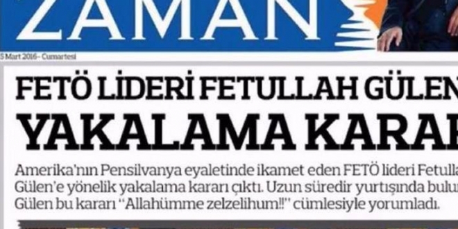 Paralel 'in tiraj oyunu Zaman'la ortaya çıktı