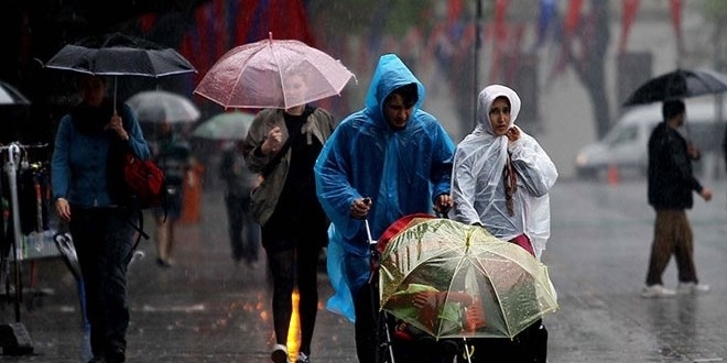 Meteoroloji'den 'gök gürültülü sağanak yağış' uyarısı