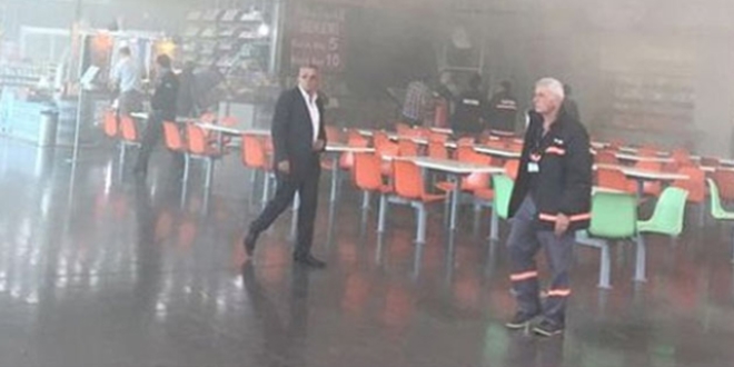 Bursa Şehirlerarası OtobüsTerminali'nde yangın