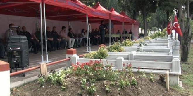 Şehitler için Kur'an-ı Kerim okutuldu